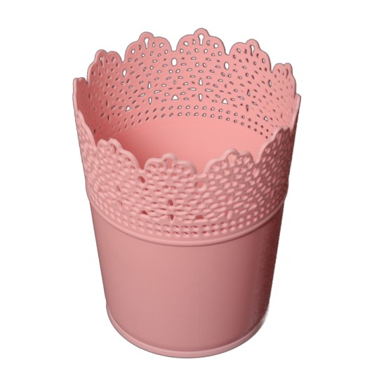 Dekoration Vase Aus Plastik Babyrosa 1 Stück - MT1505 - Mytortenland